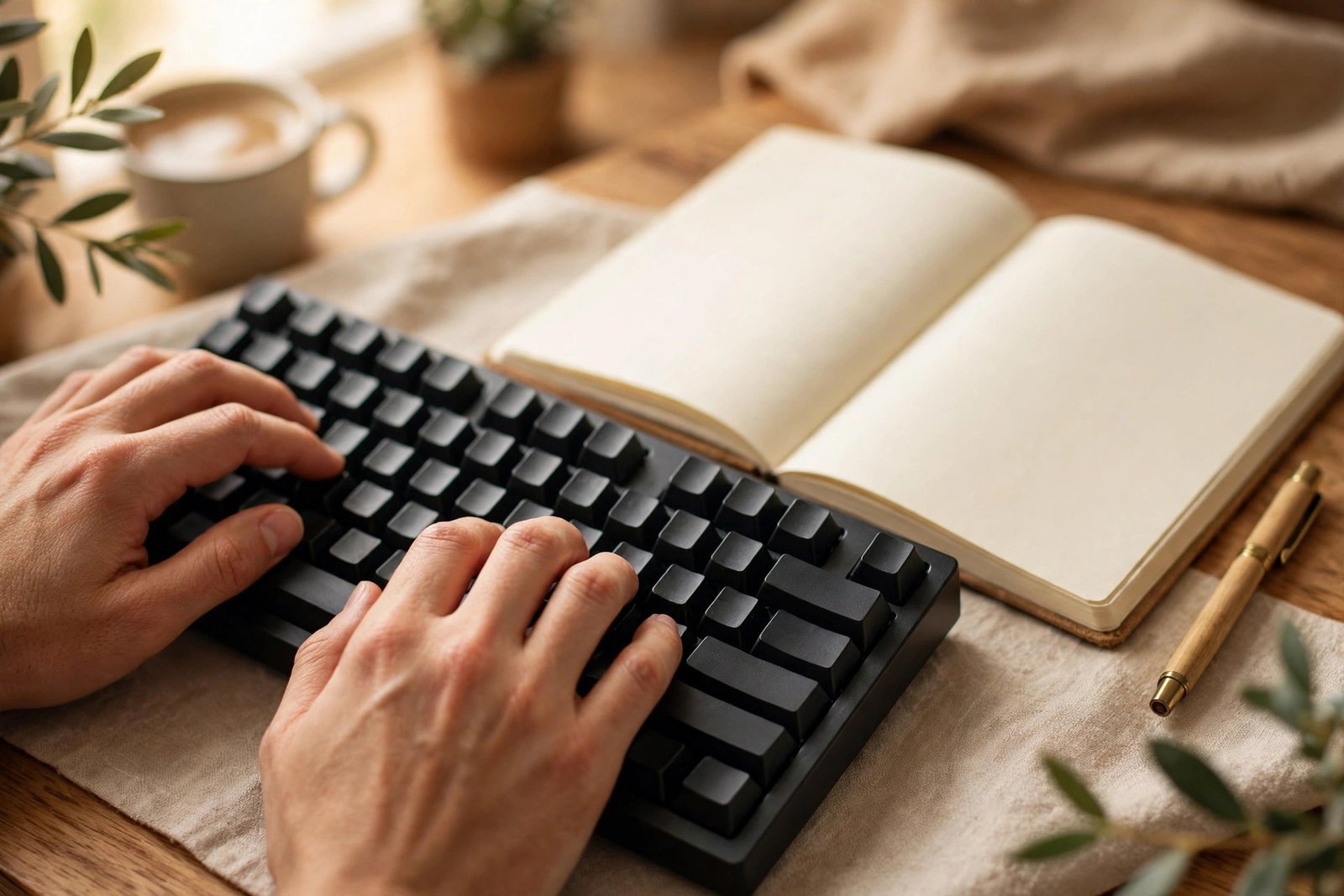 Comparing Claude and ChatGPT for writing side by side on a laptop